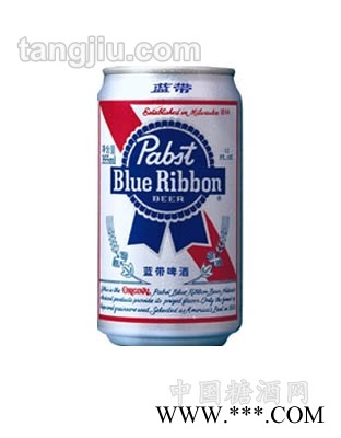 蓝带啤酒355ml罐装图1