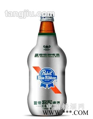 蓝带将军啤酒500ML瓶装白瓶图1