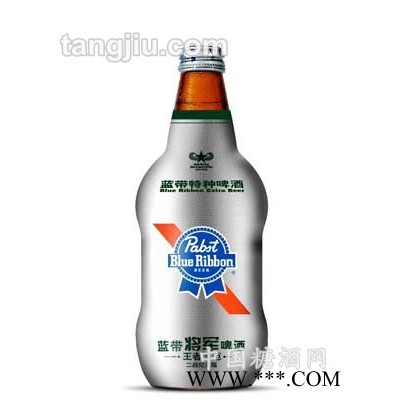 蓝带将军啤酒500ML瓶装白瓶