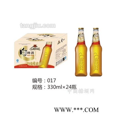 甘特尔白啤酒330ml