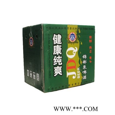 箱装锦都泉健康纯爽啤酒
