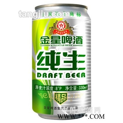 金星纯生啤酒精品330ml