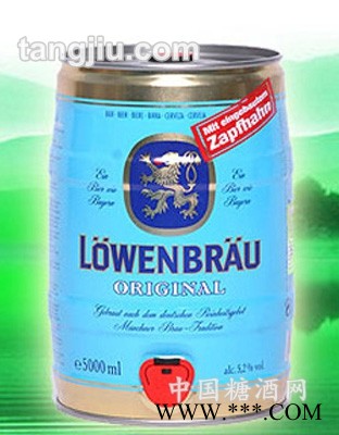 卢温堡狮牌啤酒5l图1