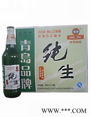 精制青岛纯生500mL1×12装10°P