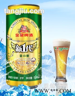 金星新一代小麦啤易拉罐500ml图1