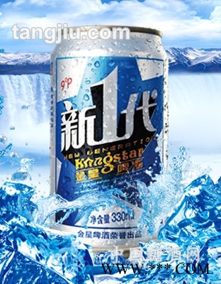 金星啤酒新一代9度330ml图1