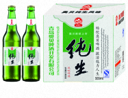 流通大瓶纯生啤酒招商铁岭|锦州|丹东|辽阳500毫升啤酒