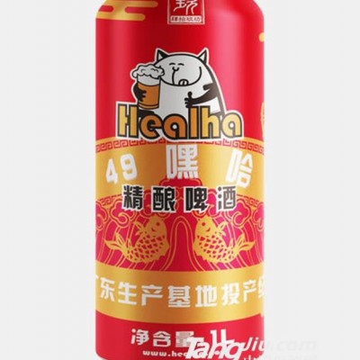 嘿哈精酿罐装金色艾尔1L