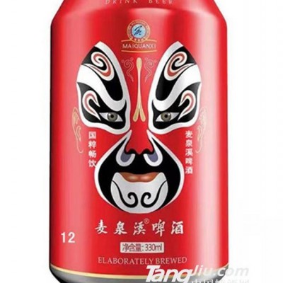 麦泉溪啤酒国粹畅饮330ml