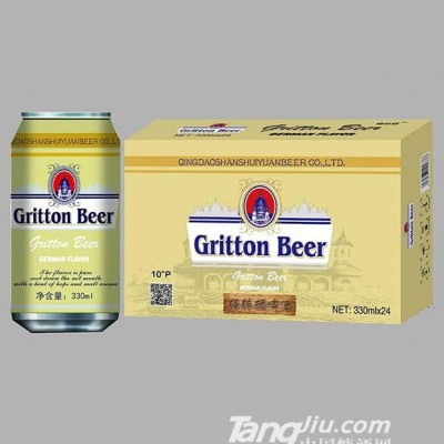 格林顿啤酒330ml黄箱