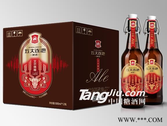 五大连池艾尔精酿啤酒500ml×12