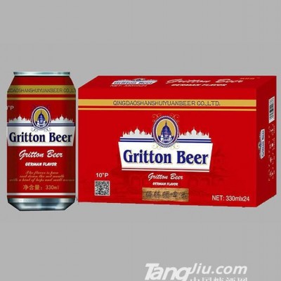 格林顿啤酒330ml红箱