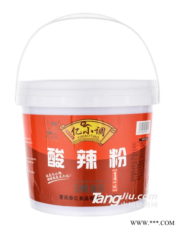 亿小调重酸辣粉酱3.5KG图1