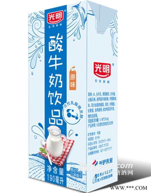 光明酸牛奶饮品190ml