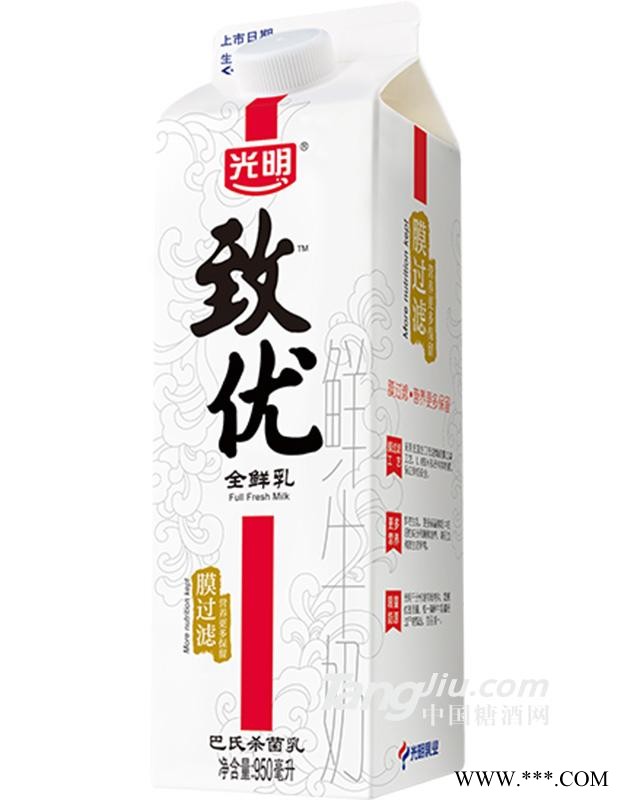 光明致优全鲜乳950ml