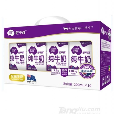 尼平河纯牛奶（紫）200ml×10