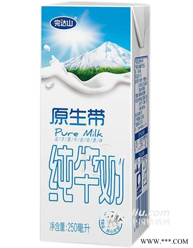 完达山原生带纯牛奶250ml