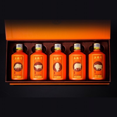 五福牛酒53度100ml