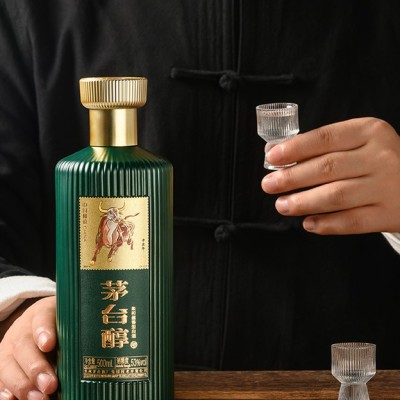 茅台醇邮票文化酒（牛金岁月）（绿瓶） 柔和酱香型【53度 500ml】