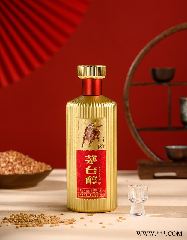 茅台醇邮票文化酒（牛金岁月）（红瓶） 柔和酱香型【53度 500ml】