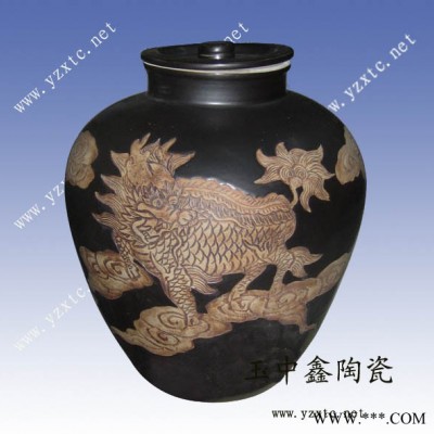 50斤青花酒坛设计 青花酒坛定做