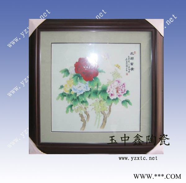 陶瓷板画 家居大型装饰挂件 陶瓷工艺品图1