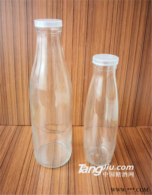 徐州玻璃瓶厂家供应高白料烤花玻璃奶瓶