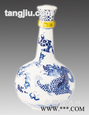 景德镇青花瓷陶瓷酒瓶2
