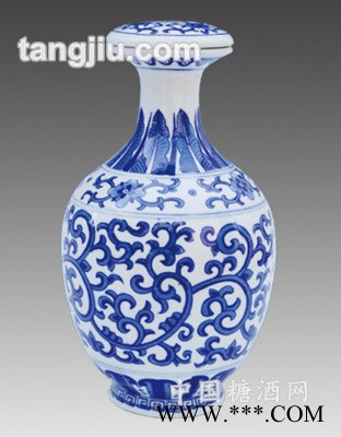 景德镇青花瓷陶瓷酒瓶10图1
