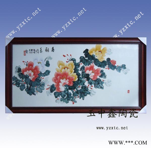 景德镇艺术瓷板画 青花瓷板画 陶瓷瓷板画图1