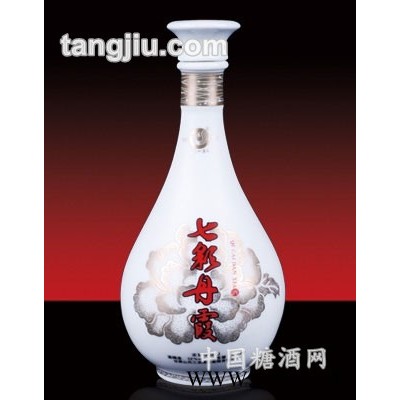 七彩丹霞陶瓷酒瓶