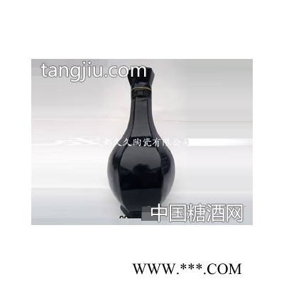 宝石蓝六菱瓶500ml酒瓶