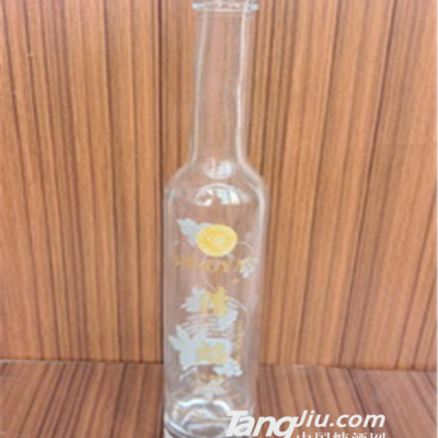 玻璃瓶厂家定做高白料玻璃果酒瓶