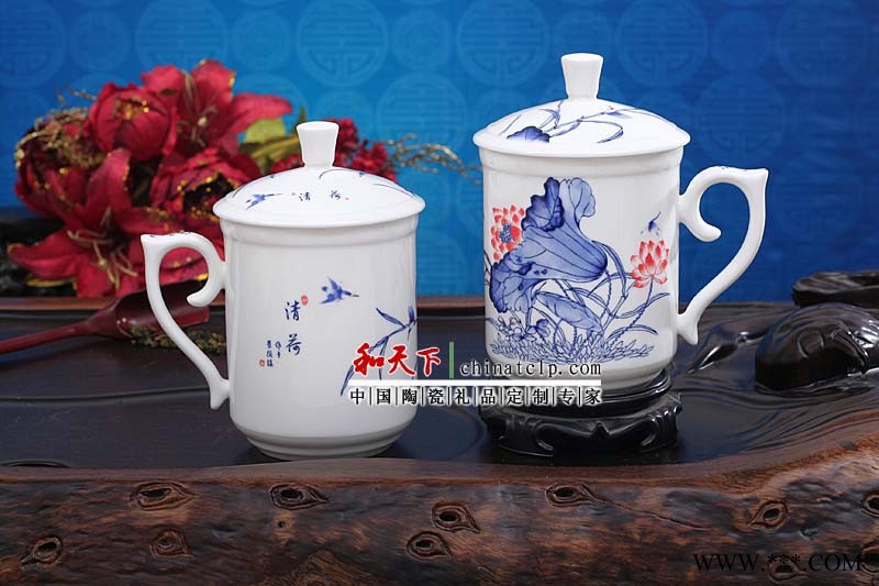 定做陶瓷茶杯 陶瓷茶杯定做厂家图1