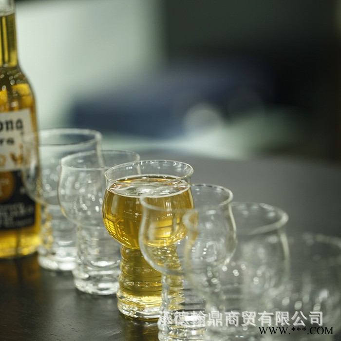 厂家批发无铅水晶精酿啤酒杯160ml 透明玻璃啤酒果汁水杯 啤酒杯定制 啤酒杯订制