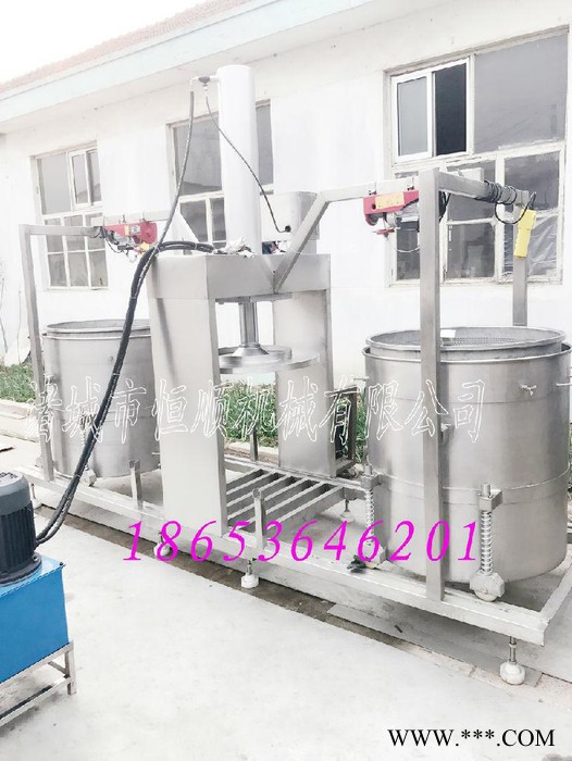 双桶轮换式黄酒压榨过滤设备 黄酒酒糟脱水机 绍兴黄酒压滤机图5