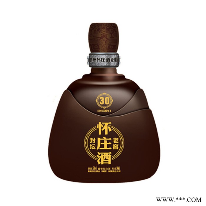 怀庄封坛老酒 53°30年礼盒装茅台镇酱香型白酒图5