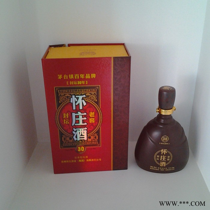 怀庄封坛老酒 53°30年礼盒装茅台镇酱香型白酒图6