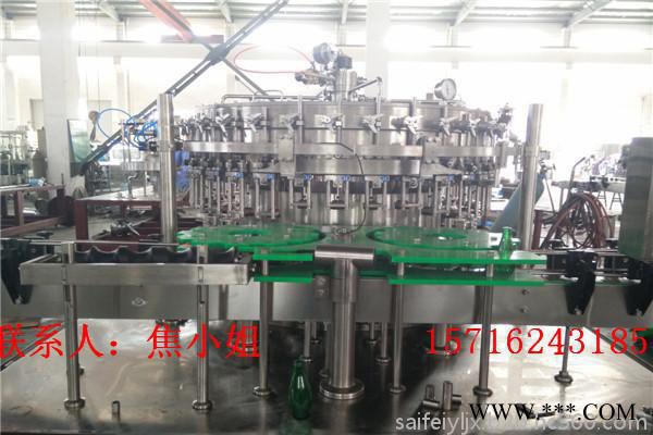 三合一小型啤酒灌装机 玻璃瓶啤酒灌装机图3