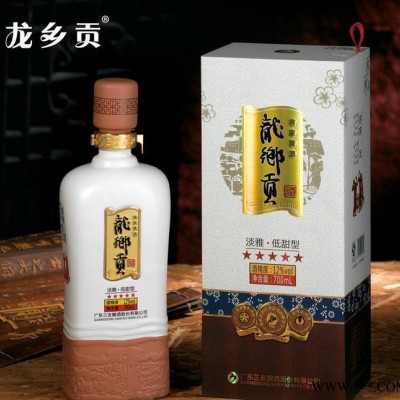 三友酿酒龙乡贡·客家干黄酒5星700ML客家特产黑糯米娘酒