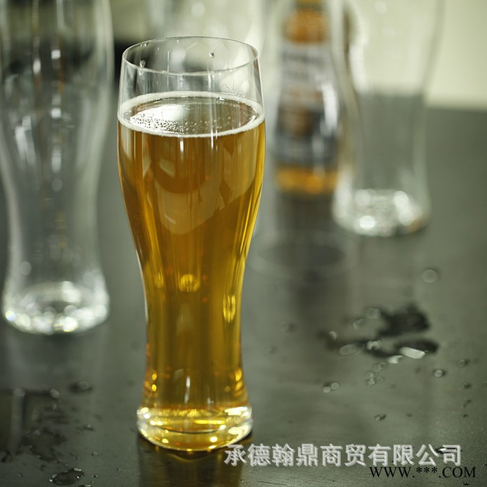厂家批发小麦啤酒杯650ml 酒吧用透明玻璃啤酒鸡尾酒杯子酒杯批发图4