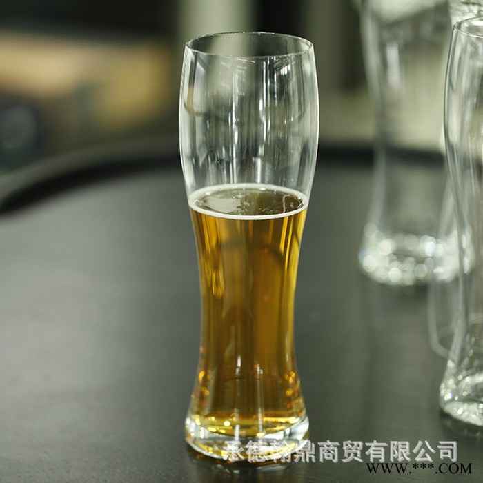 厂家批发小麦啤酒杯650ml 酒吧用透明玻璃啤酒鸡尾酒杯子酒杯批发图2