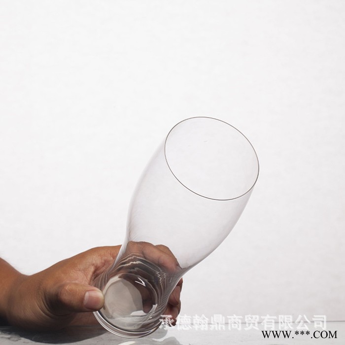 厂家批发小麦啤酒杯650ml 酒吧用透明玻璃啤酒鸡尾酒杯子酒杯批发图3