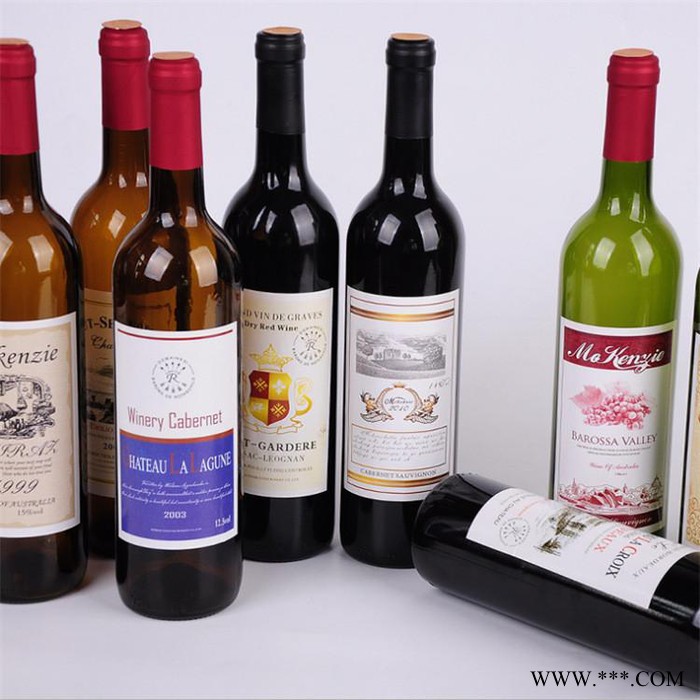 亚特玻璃瓶厂 红酒瓶 批发玻璃酒瓶图2