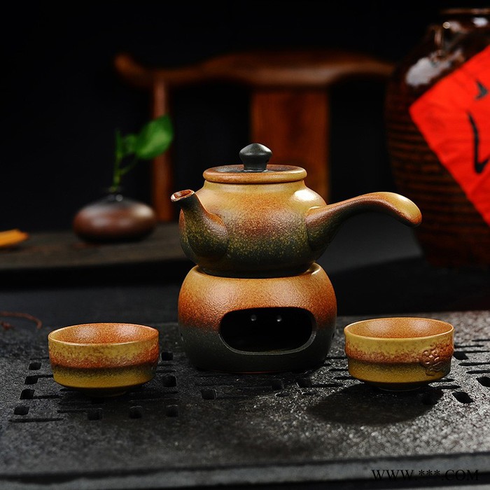 陶瓷温酒壶煮酒壶烫酒壶暖酒壶陶瓷白黄酒温酒壶半斤装酒具套装图2