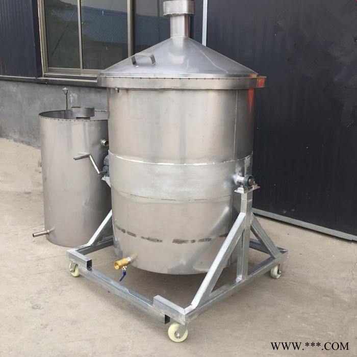 小型翻转式酿酒锅家用新款节能省力酿酒设备 不锈钢全套白酒酿酒设备图7