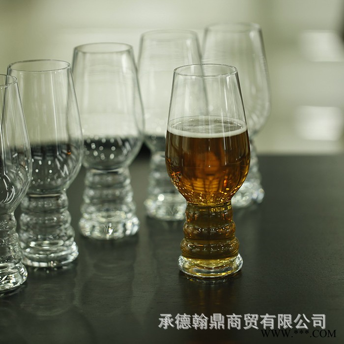 人工吹制透明玻璃酒杯水晶玻璃收腰果汁啤酒杯厂家 啤酒杯批发 酒吧KTV500ml图2