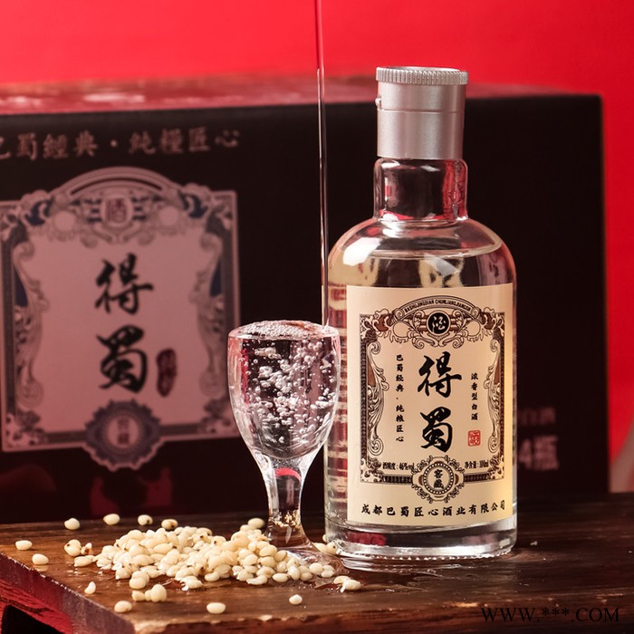 得蜀纯粮食浓香型白酒诚邀代理加盟小瓶酒100ml整件24瓶图5
