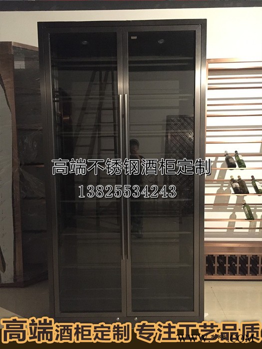 宾仕来 BW-55DD 红酒柜恒温酒柜 酒窖红酒架 玫瑰金冷藏柜家用 定制图5