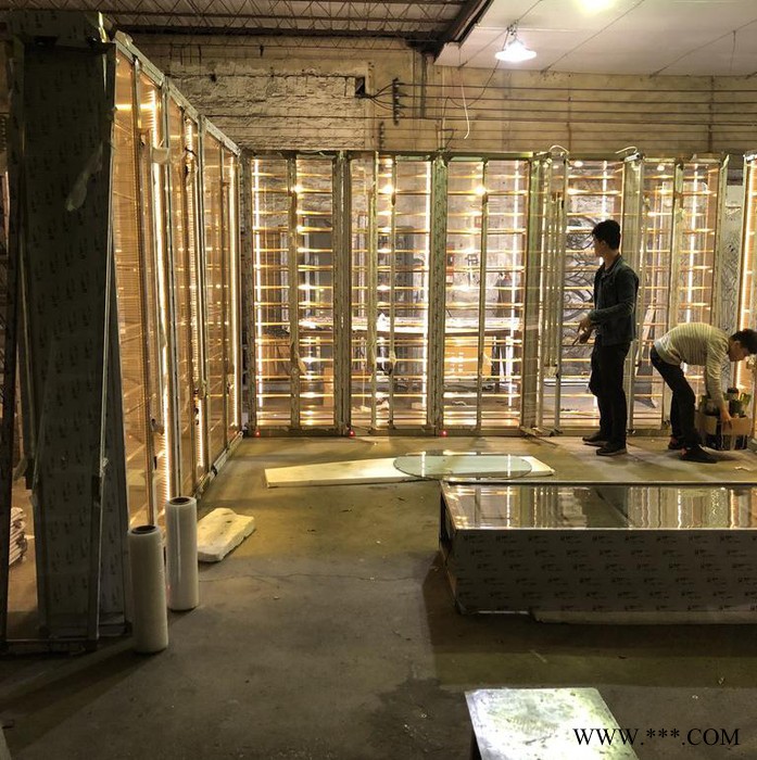 佛山市专业生产不锈钢304酒架 恒温红酒柜酒吧展示柜 不锈钢红酒柜定做 酒柜玫瑰金酒架图4